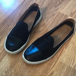 Slip on black shoes